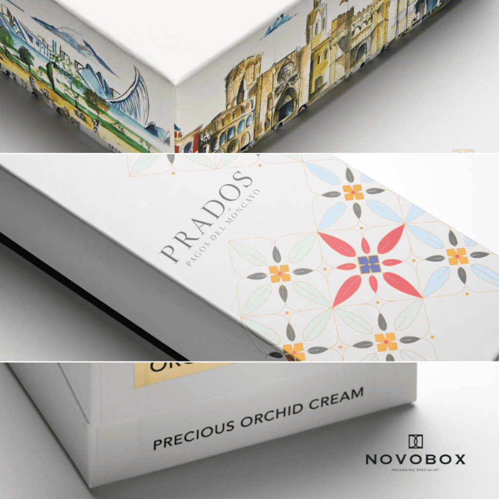 cajas novobox para vino, cosmética y chocolates