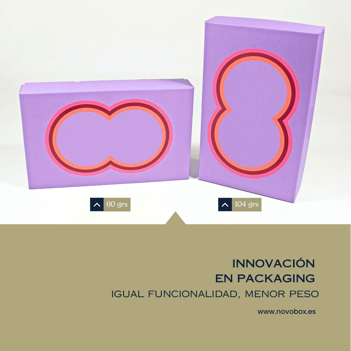 packaging premium novobox diferentes gramajes de cartón