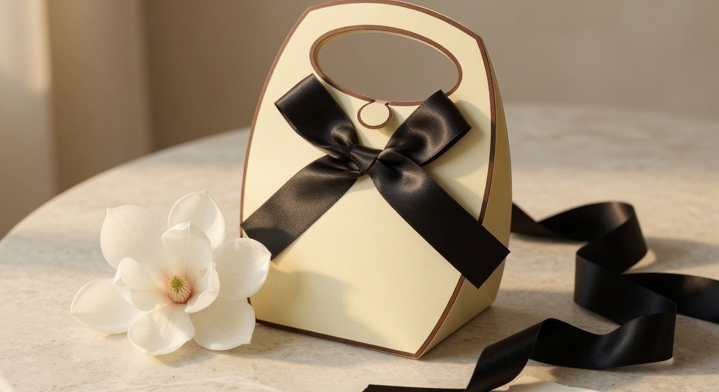 Packaging de joyería de NOVOBOX con el logotipo aplicado en la tapa